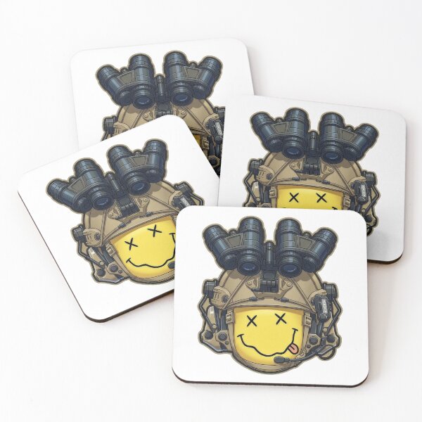 Item preview, Emoticono sonriente táctico designed and sold by RAWLIFEGRAPHIC.