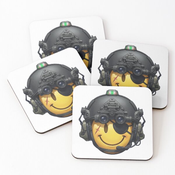 Item preview, Smiley Emoticon Tactical designed and sold by RAWLIFEGRAPHIC.