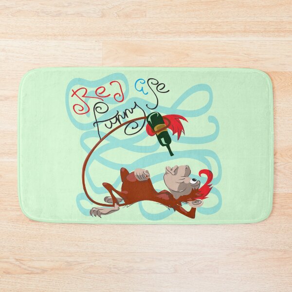 Item preview, Red Funny drunk monkey designed and sold by Mevissart.