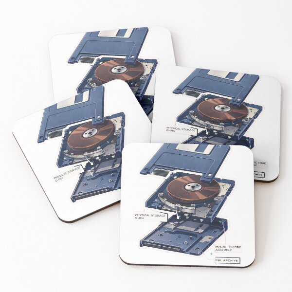 Item preview, Anatomy of the Save Icon - G-016 Floppy Disk Edition designed and sold by RewindArtLab.
