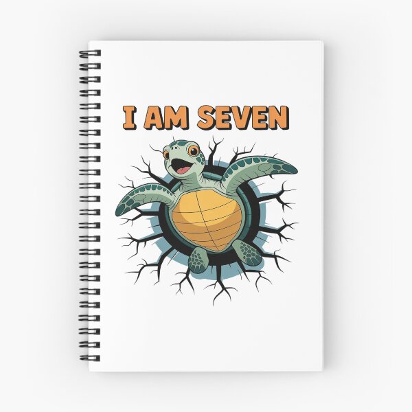 Item preview, 7 Year Old Cute Turtle Birthday 7th Birthday designed and sold by RobertLeibowitz.