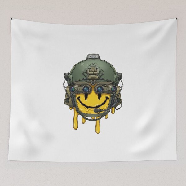 Item preview, Smiley Emoticon Tactical designed and sold by RAWLIFEGRAPHIC.