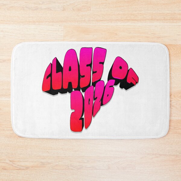 Item preview, Class of 2026 Retro Wavy Typography - Pink and Red Gradient Senior 2026 Graduation Graphic designed and sold by VibranPalette.
