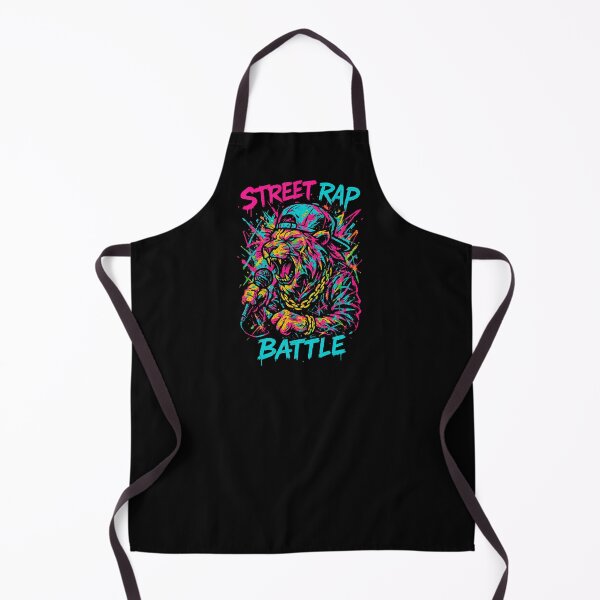 Item preview, Neon Graffiti Rapping Tiger Street Rap Battle designed and sold by SholoStudio.