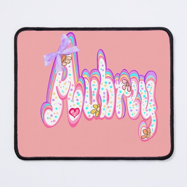 Item preview, Aubrey Name - Kawaii Pastel flowers, sprinkles and purple bow. Top 10 best personaIized custom name gift ideas for girls and women named Aubrey designed and sold by Artonmytee.