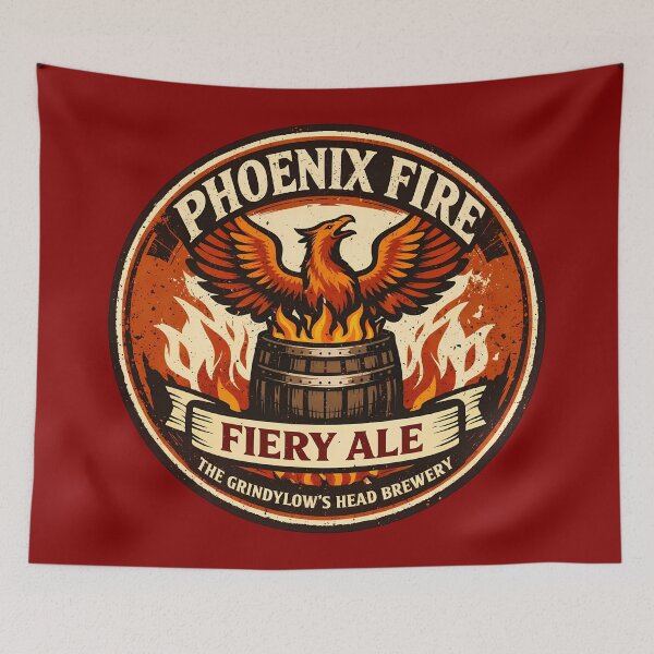 Item preview, Phoenix Fire Spicy Amber Ale Label designed and sold by agearb.