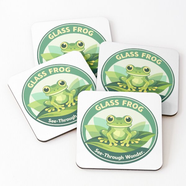Item preview, Glass Frog Transparent Amphibian Nature Badge Wildlife designed and sold by WildlifeInc.