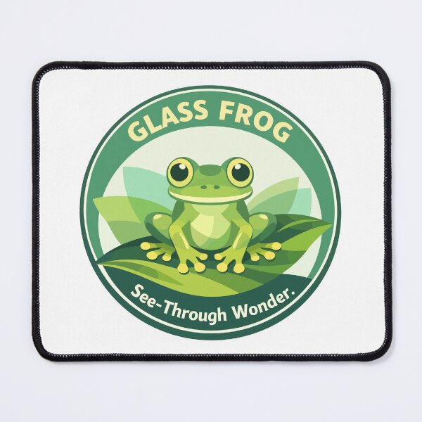 Item preview, Glass Frog Transparent Amphibian Nature Badge Wildlife designed and sold by WildlifeInc.