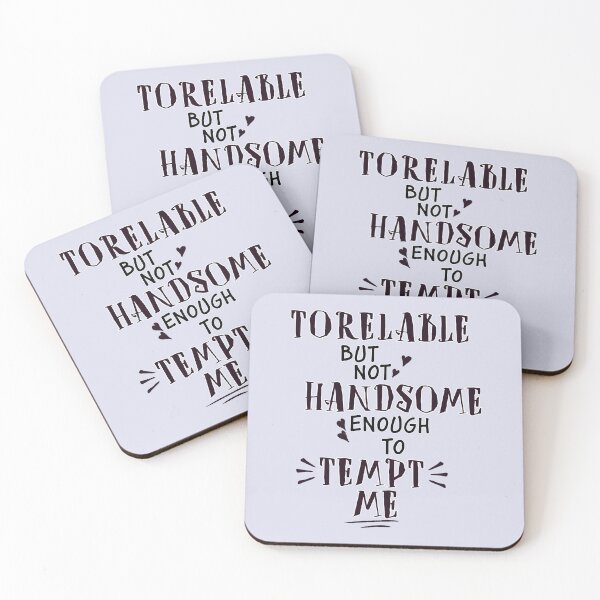Item preview, Mr Darcy Quote designed and sold by Izaa-aart.