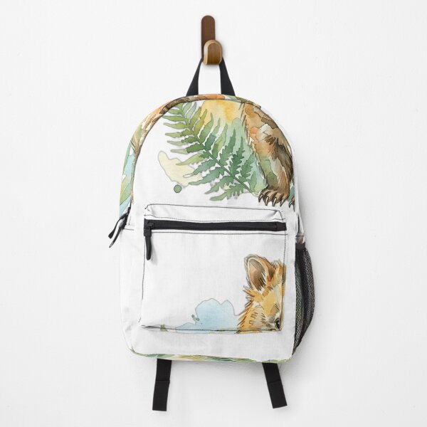 Item preview, HQ Watercolor Wombat Daintree Rainforest Art designed and sold by ABArtByAlexST.