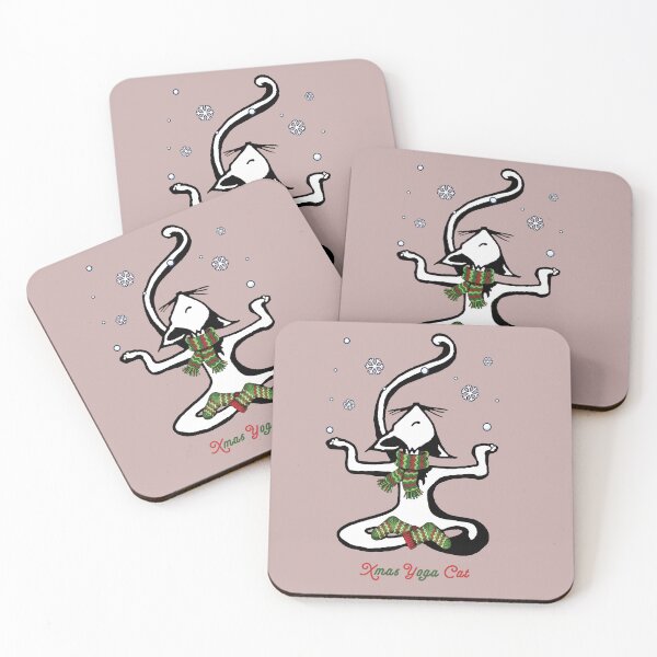 Item preview, Xmas Yoga Cat for yogalovers designed and sold by Mevissart.