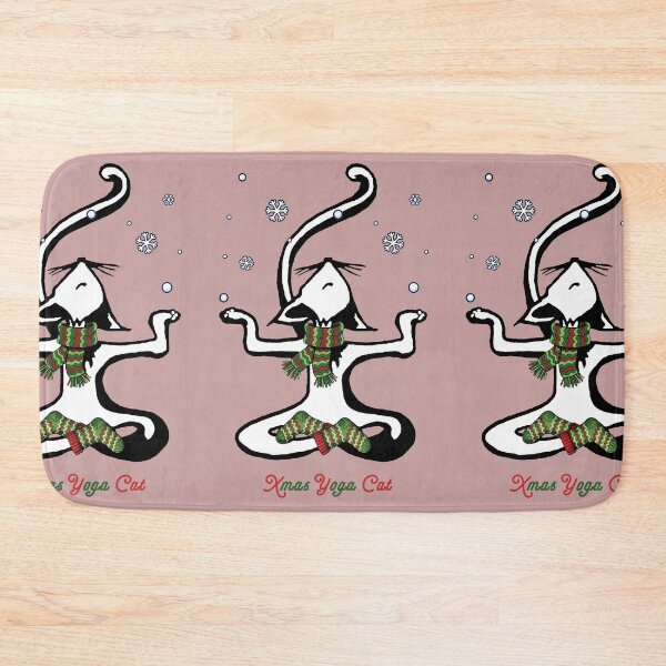 Item preview, Xmas Yoga Cat for yogalovers designed and sold by Mevissart.