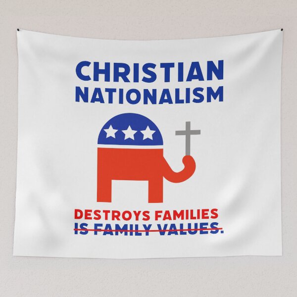 Item preview, Christian nationalism destroys families  designed and sold by Rachel the Artist .