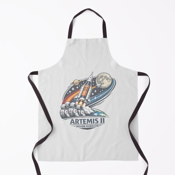 Item preview, Artemis II Moon Mission Washed Effect T-Shirt – Vintage Space Exploration Graphic with Astronauts & Cosmic Journey Design designed and sold by paulo silveira.