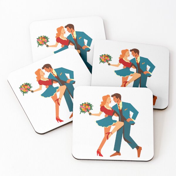 Item preview, Romantic Vintage Dance Illustration designed and sold by DesignbyAnnaM.