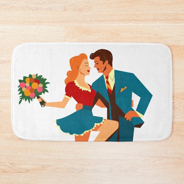 Item preview, Romantic Vintage Dance Illustration designed and sold by DesignbyAnnaM.