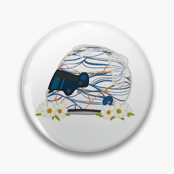 Item preview, Pierre Gasly 2026 Suzuka Helmet With Flowers  designed and sold by OriDraws.