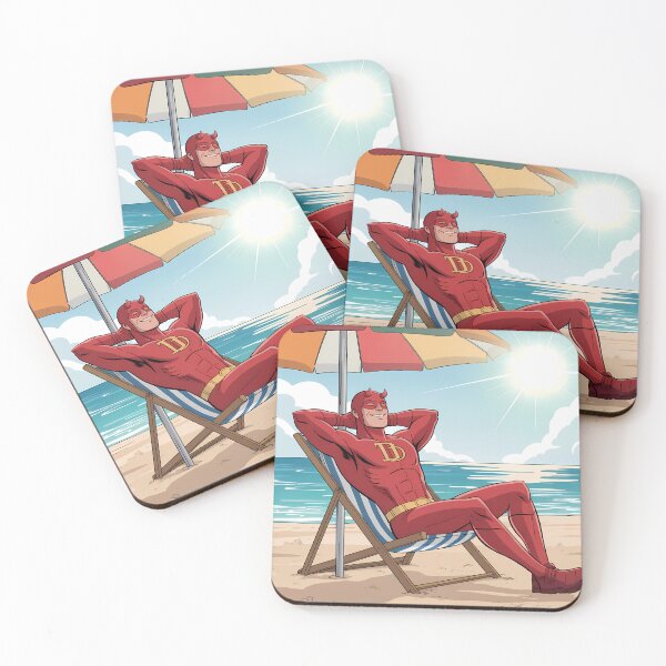 Item preview, Funny Vigilante Beach Illustration | Retro Cartoon Summer Style designed and sold by LoomisDreams.