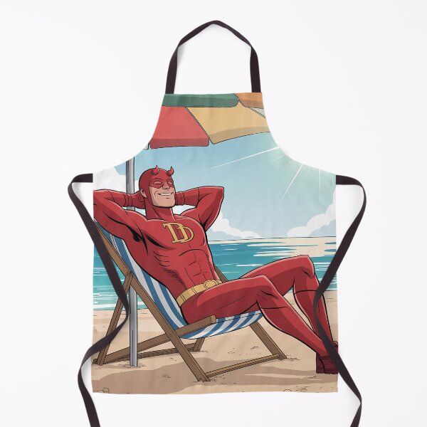 Item preview, Funny Vigilante Beach Illustration | Retro Cartoon Summer Style designed and sold by LoomisDreams.