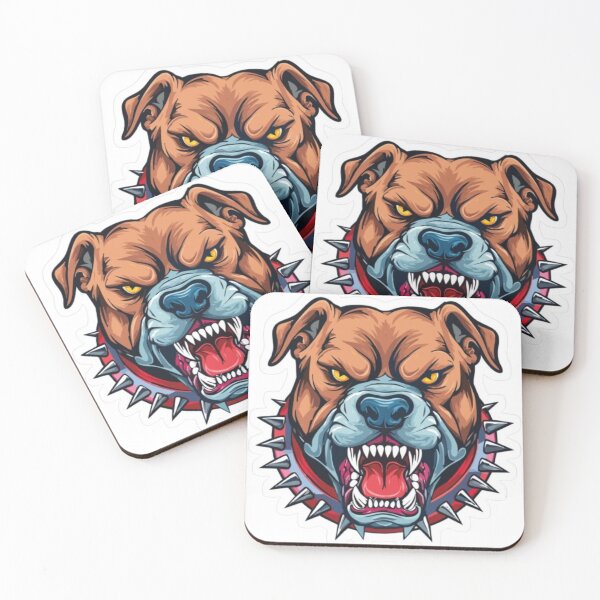 Item preview, Fierce Guard Dog Illustration Sticker designed and sold by TREND DESIGN SHOP.
