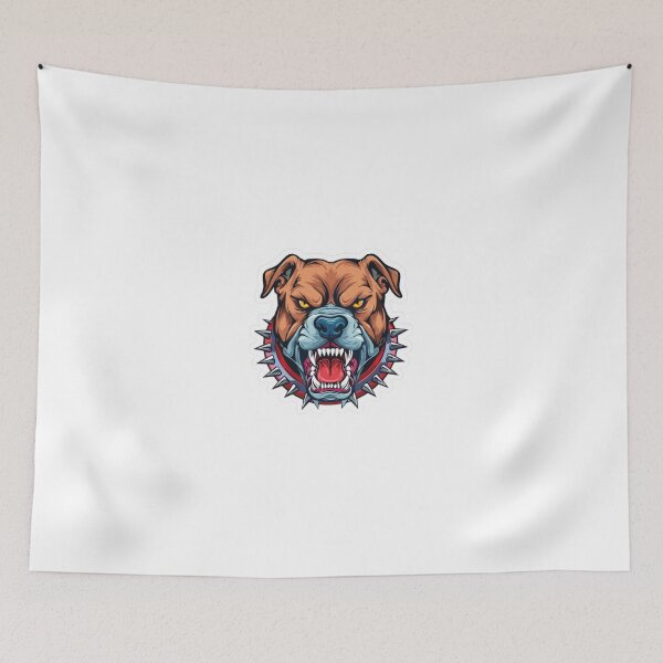 Item preview, Fierce Guard Dog Illustration Sticker designed and sold by TREND DESIGN SHOP.