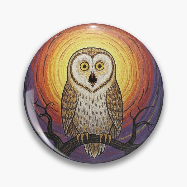 Item preview,  Halloween, owl screaming: Watch out, the monsters are out! designed and sold by Mevissart.