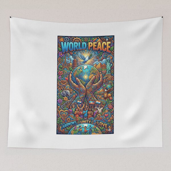 Item preview, WORLD PEACE designed and sold by likbatonboot.