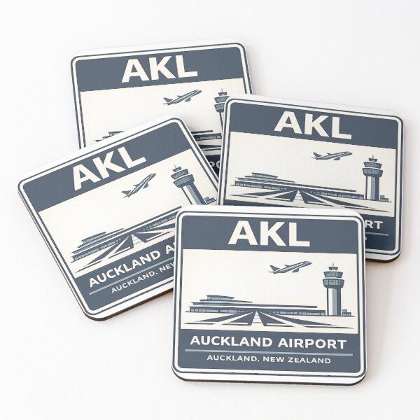 Item preview, AKL Auckland Airport Sticker Magnet New Zealand Aviation Design designed and sold by CLOUTKULT.