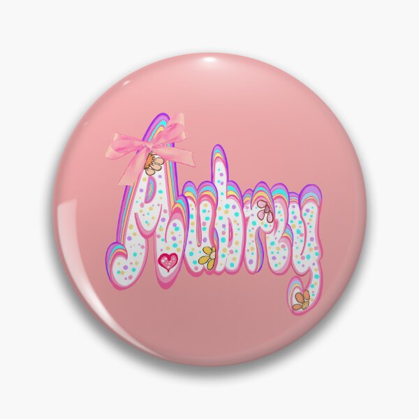 Item preview, Aubrey Name - Kawaii Pastel flowers, sprinkles and pink bow. Top 10 best personaIized custom name gift ideas for girls and women named Aubrey designed and sold by Artonmytee.