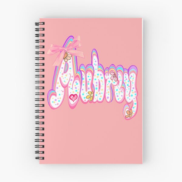 Item preview, Aubrey Name - Kawaii Pastel flowers, sprinkles and pink bow. Top 10 best personaIized custom name gift ideas for girls and women named Aubrey designed and sold by Artonmytee.