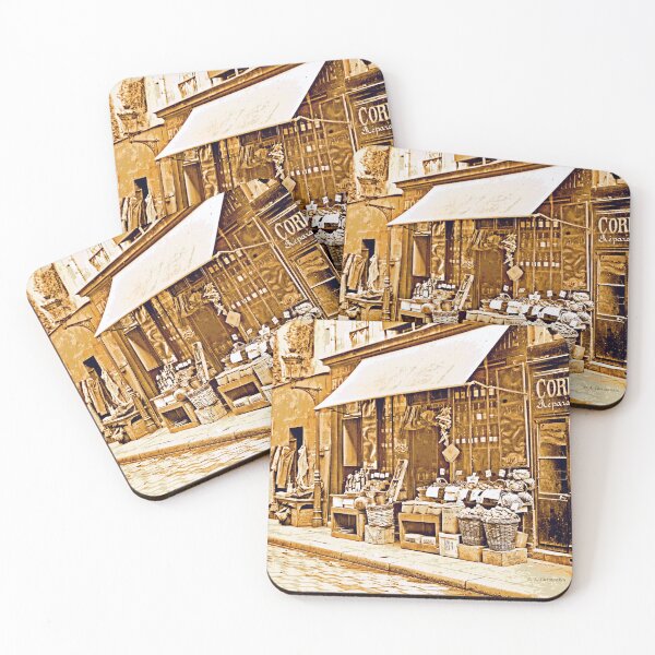 Item preview, Paris, France, Side Street with Shops, 1903 designed and sold by AMacGPhilly.