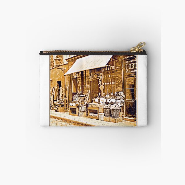 Item preview, Paris, France, Side Street with Shops, 1903 designed and sold by AMacGPhilly.