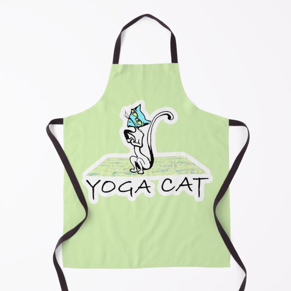 Item preview,  Yoga Cat on a woven rug for yogalovers designed and sold by Mevissart.