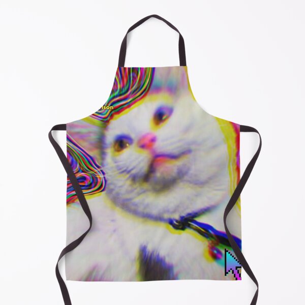 Item preview, Vaporwave Karl Von Carlson Cat designed and sold by Cat Haven & Rescue .