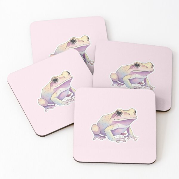Item preview, Galactic Frog Pastel – Colorful Frog Sticker for Creative Decoration designed and sold by bsbd-action.