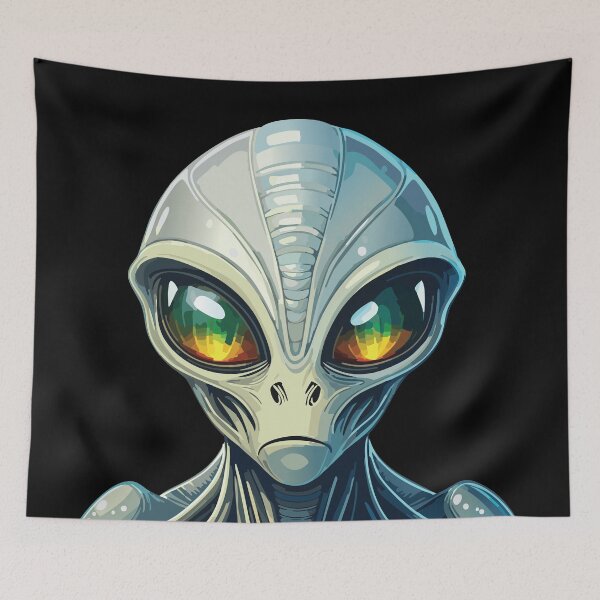 Item preview, The Zeta Reticuli Eye of the Cosmos Alien designed and sold by GBD888.