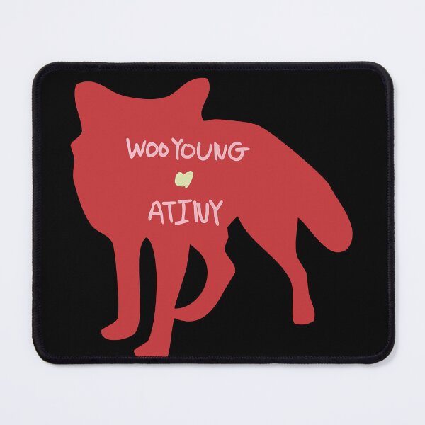 Item preview, ATEEZ Wooyoung Red Fox Mascot | K-Pop ATINY designed and sold by Tokraz-art.