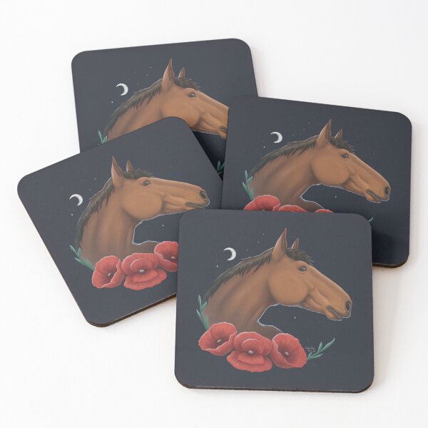 Item preview, Charley Fox Horse & Poppies designed and sold by CharleyFox.