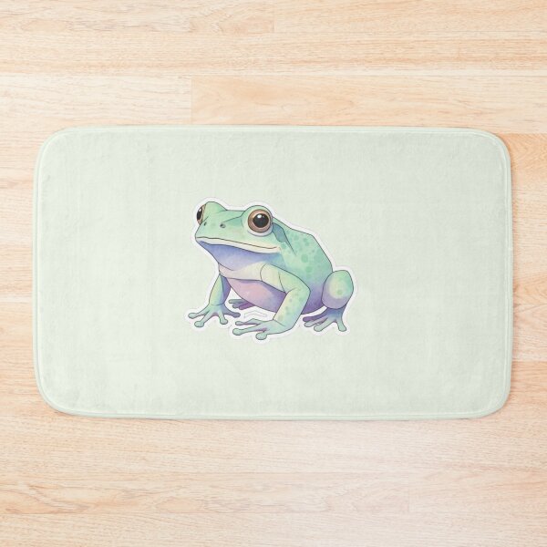 Item preview, Mint Green Frog – Pond Frog Sticker for Birthday Gift designed and sold by bsbd-action.