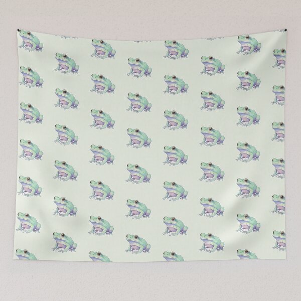 Item preview, Mint Green Frog – Pond Frog Sticker for Birthday Gift designed and sold by bsbd-action.