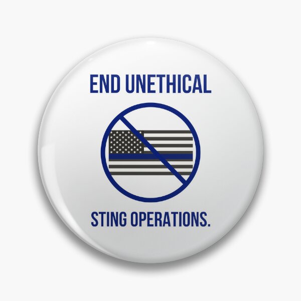 Item preview, End unethical sting operations. designed and sold by Rachel the Artist .
