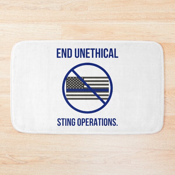 Item preview, End unethical sting operations. designed and sold by Rachel the Artist .