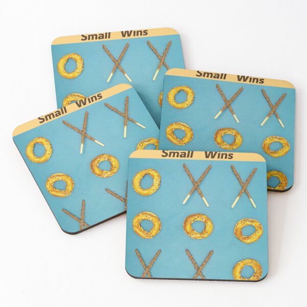 Item preview, Sweet Moments Small Wins Tic Tac Toe Food Art designed and sold by JurateArt-DK.
