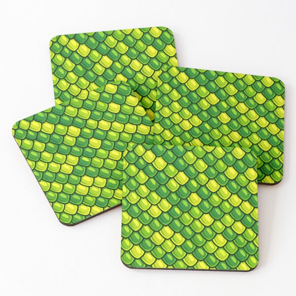 Item preview, Green Tree Python Coiled Scale Pattern designed and sold by WildlifeInc.
