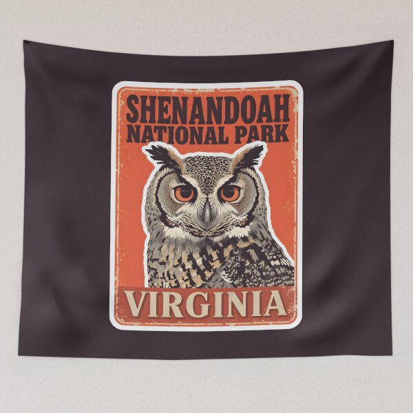 Item preview, A Vintage Travel Art of the Shenandoah National Park - Virginia  designed and sold by GoodOldVintage.