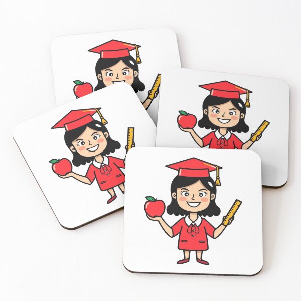 Item preview, Cute Teacher Apple Ruler School Gift Appreciation Sticker designed and sold by NeonNerdStudio.