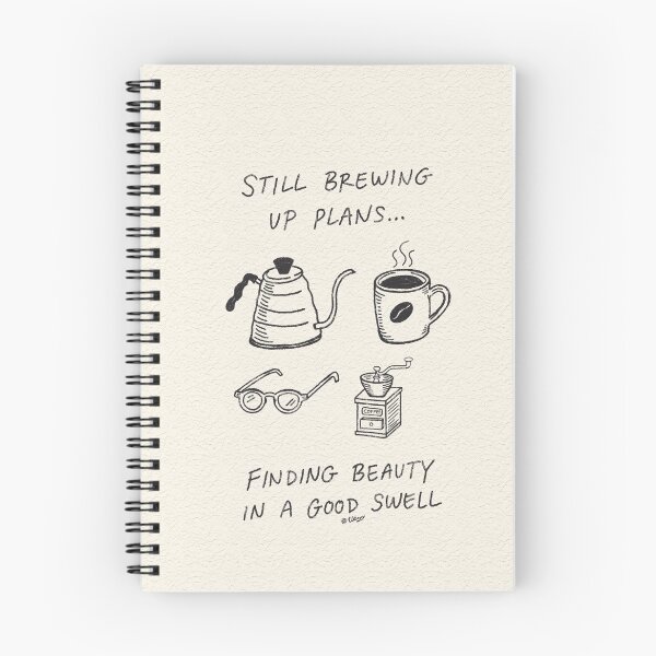 Item preview, Still Brewing Up Plans - Coffee & Creative Inspiration Illustration designed and sold by spotia.