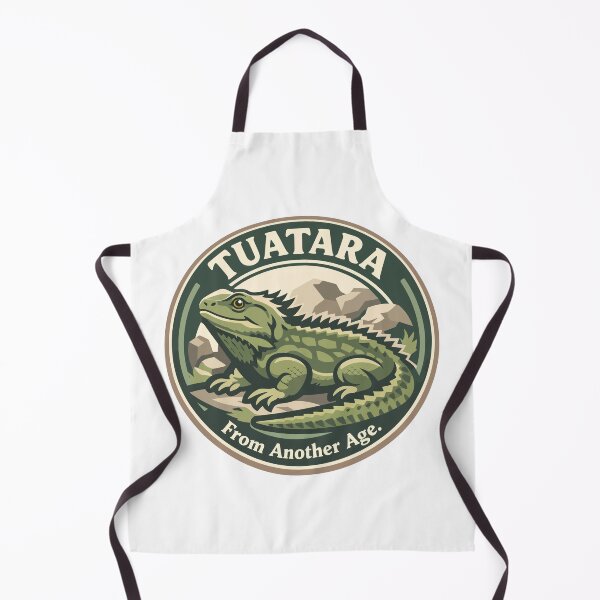 Item preview, Tuatara Ancient Reptile Wildlife Badge Retro Nature designed and sold by WildlifeInc.