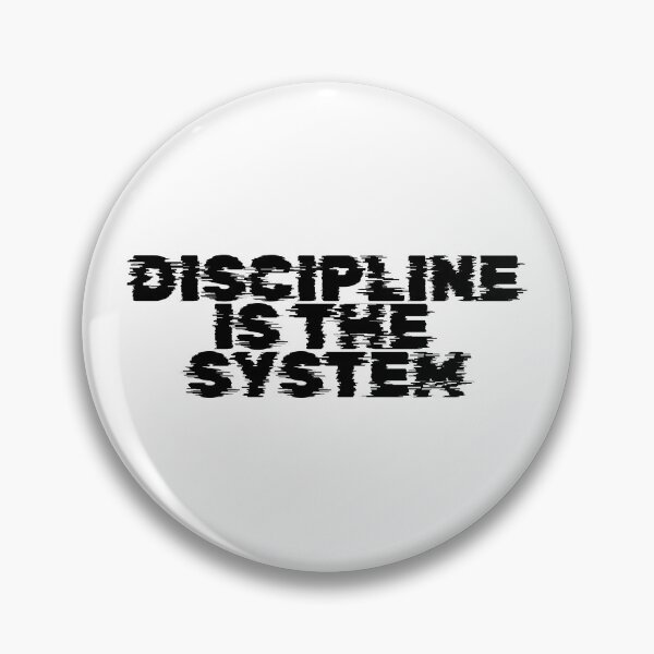 Item preview, Discipline Is The System – Minimalist Motivation Quote Design designed and sold by AXIS-EQUILIBRIO.