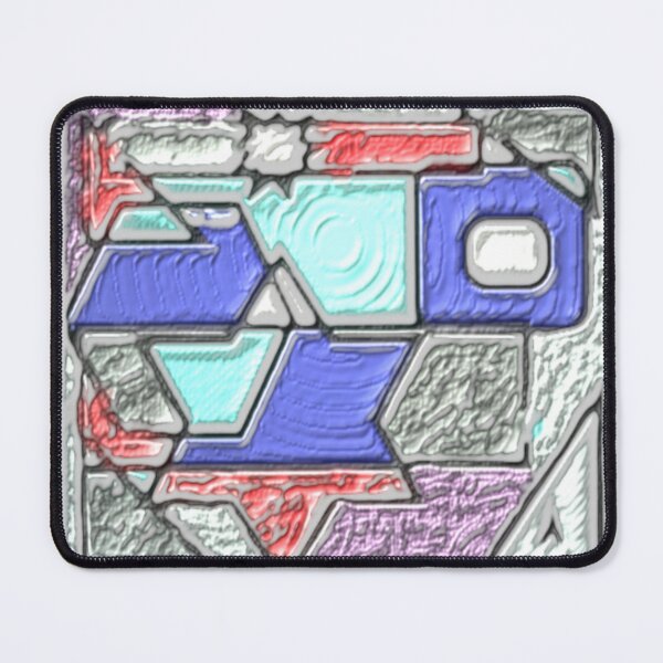 Item preview, modern mosaic flow basic hsl alpha colorful geometric abstract design designed and sold by SmashingDeals.